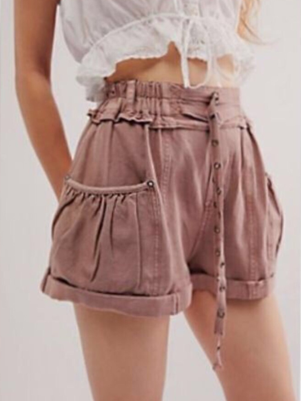 NWT‎ Free People Slow Motion Pull-On Shorts XS